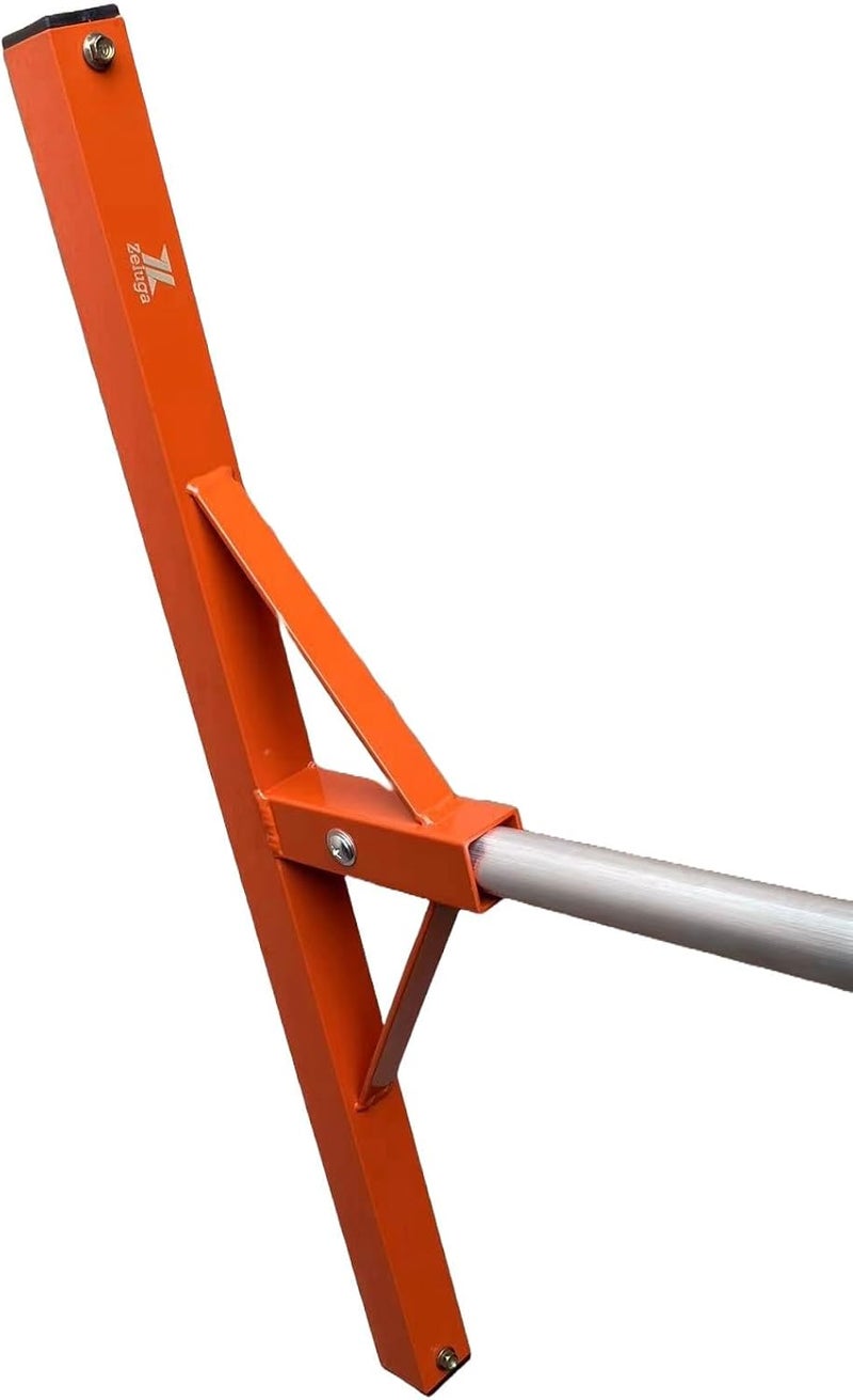 Zeluga 10-237 24in. T-Bar Handheld Magnet Sweeper, Orange - Image 2